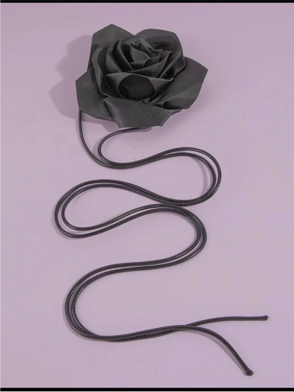 Rose Tie Belt - Soft Floral Waist Accessory